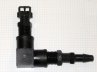 Right Angle Jet 0.025" Orifice 1/4" barb